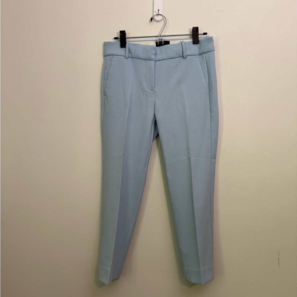 J. Crew Light Blue Cameron Cropped Trousers